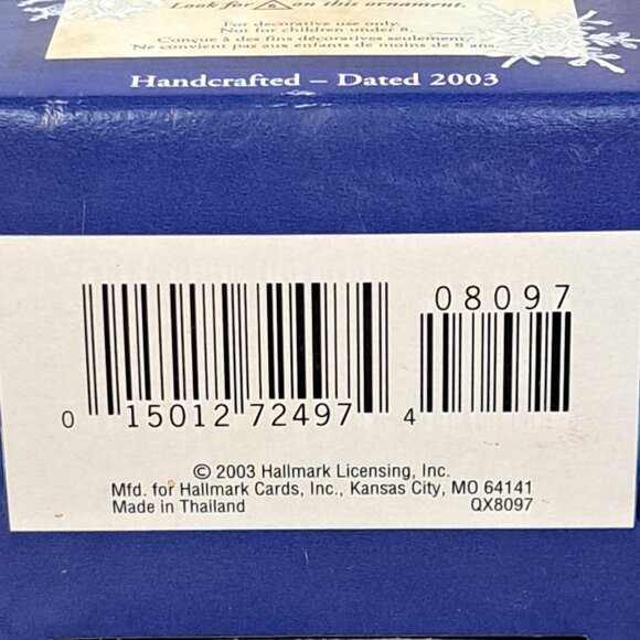 2003 Snow Buddies #6 Hallmark Ornament - Snowman With Squirrels . - Picture 5 of 12